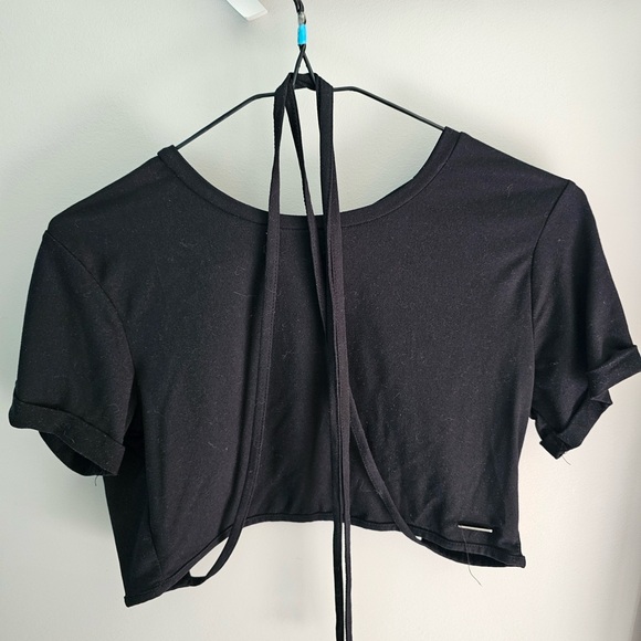 Laced, Black Crop top Summer Ray - Picture 4 of 4